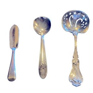 Elegant Silver Utensil Set